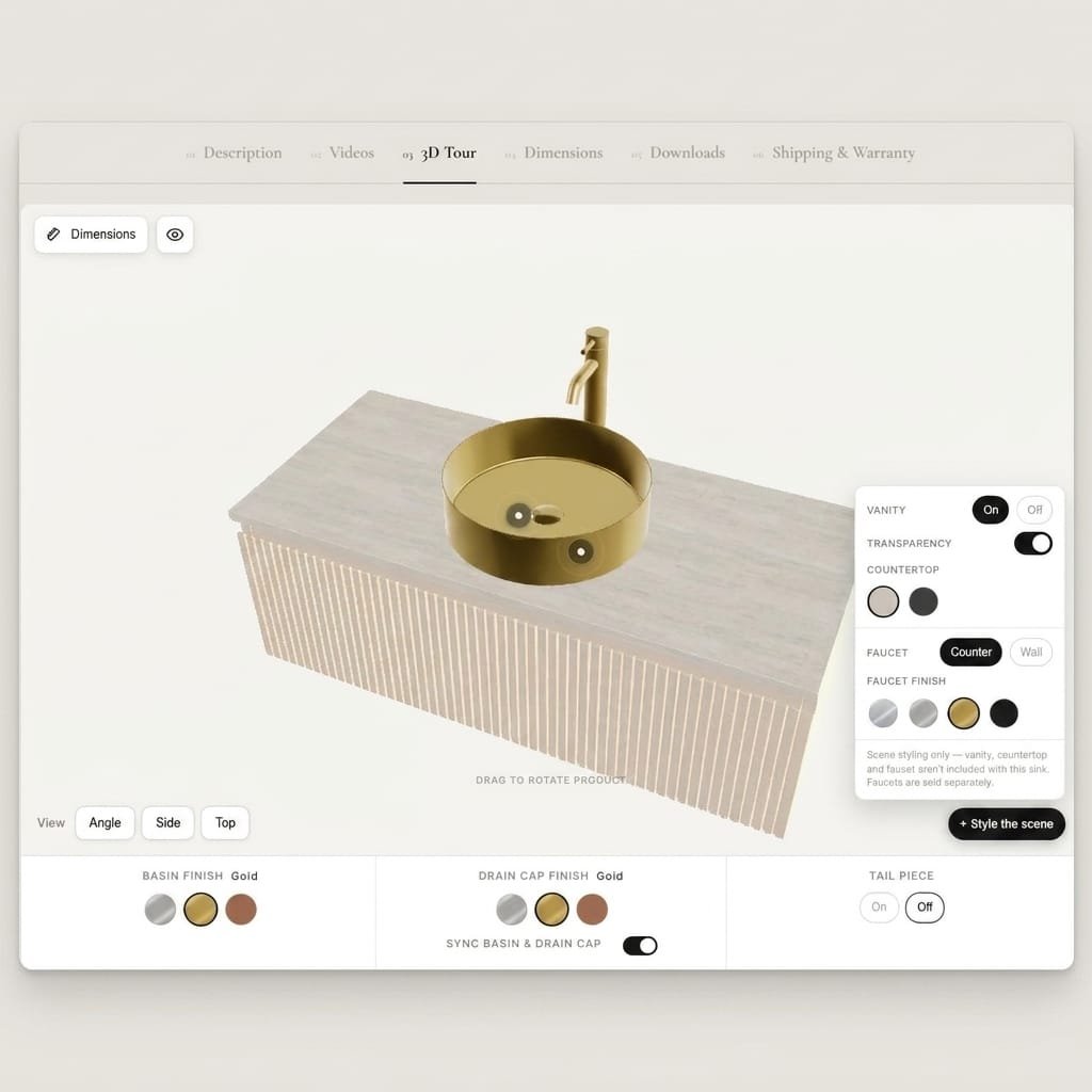 Badeloft Configurator view 1